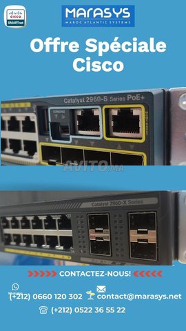 Switch cisco POE 370W WS-C2960S  et WS-C2960X