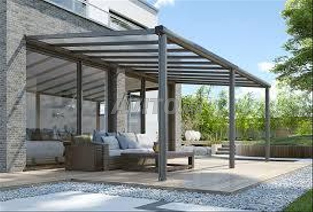 Pergolas menuiserie bois aluminium à petits prix 