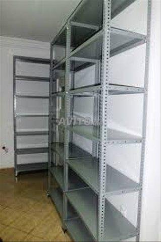 FABRICATION RAYONNAGE LEGER 5 ETAGERE DISPO