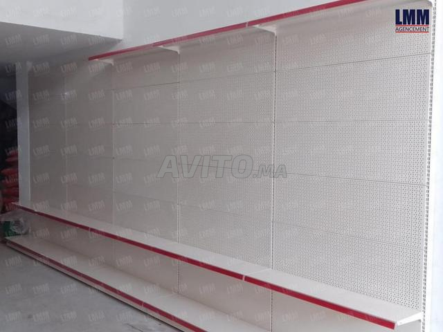 rayonnage super marche