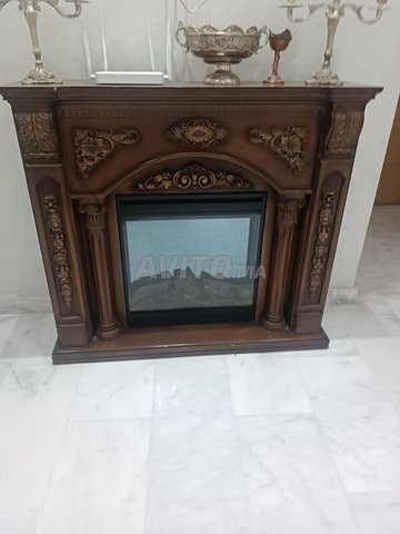 Cheminée électrique en bois 