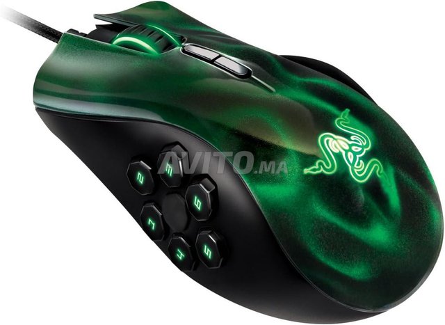 Razer Naga Hex MOBA Green PC Gaming Mouse 
