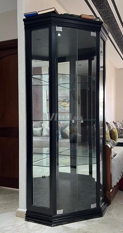 VENTE NICHE DE COIN (VITRINE) NOIR