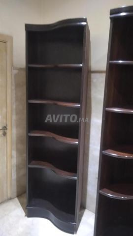 étagère bois massif en deux tranches 