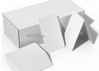 Carte PVC pour badge & chariot