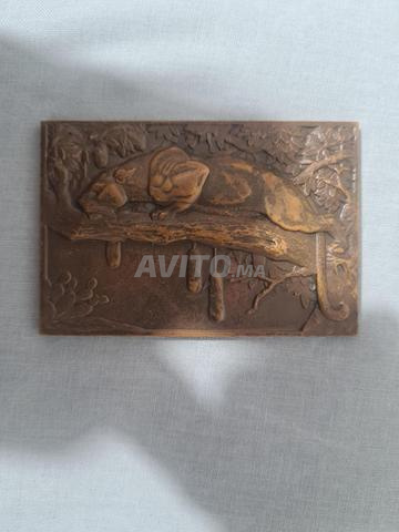 LÉOPARD EN BRONZE ANNÉE 1936 PAR RÈNE THENOT