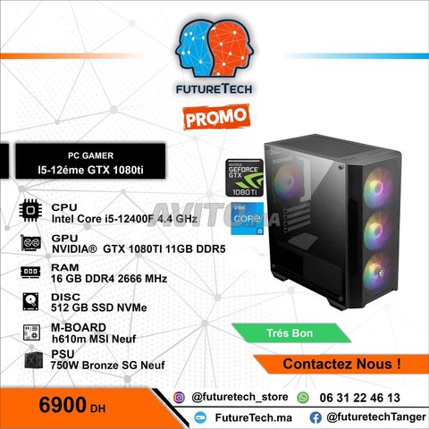 Pc Bureau Gamer i5 12th GTX 1080ti