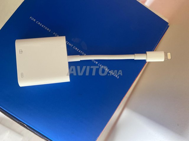 Cable usb lightning to 3 camera adapter 