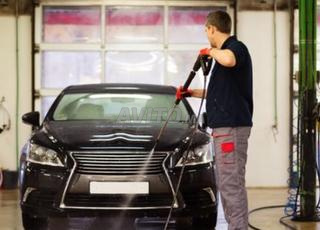 Lavage des voitures de location  a marrakech