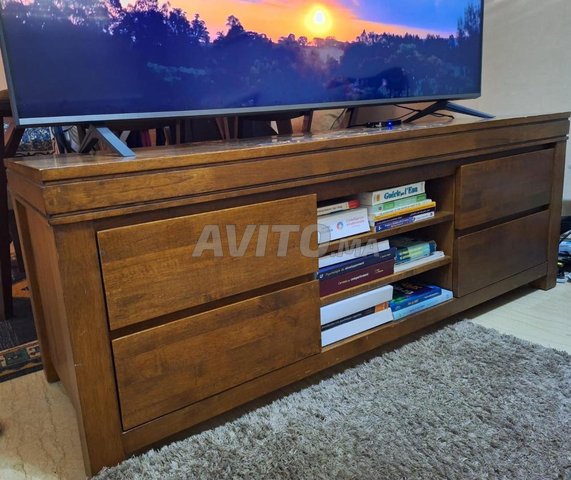 buffet/meuble TV en bois massif Kitéa