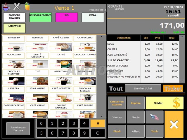 Solution de Gestion Commerciale pour Cafétérias...