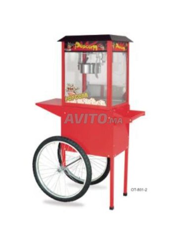 MACHINE POP CORN CHARRIOT NEUF