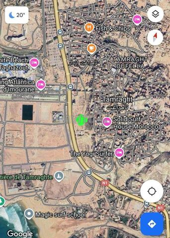 Terrain 4650 m² R plus 3 vue mer à Tamraght Agadir - 2
