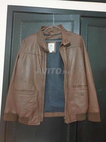 veste en cuir Massimo dutti garçon 11 12 ans