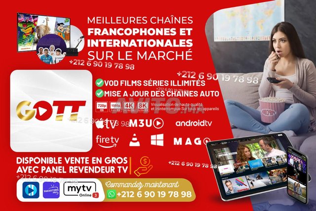 Abonnement Golden OTT 12 Mois