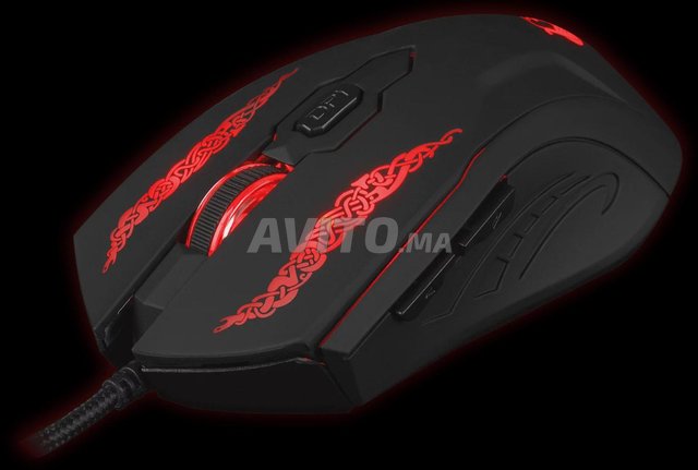 KONIX mouse gamer 6 bouton RGB