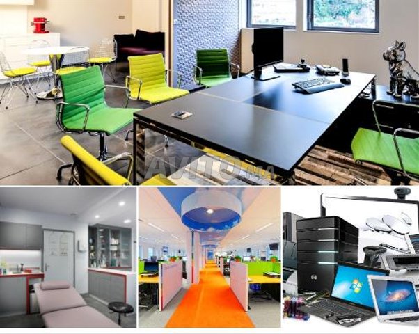 équipement des espaces professionnel