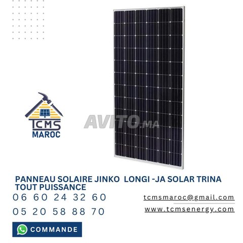 Panneaux solaire energy JINKO LONGI TESLA TRINNA 