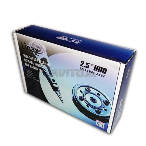 Linax Boîtier Disque Dur Externe pour SATA HDD/SSD