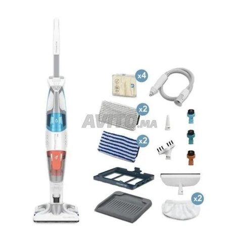 ROWENTA Aspirateur& balai nettoyeur vapeur 2 en 1 