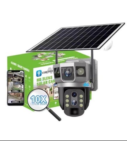Camera Solaire Zoom Optique 4G