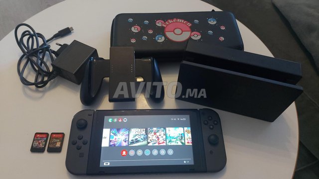 NINTENDO SWITCH V2 non flashée avec carte 128G SSD