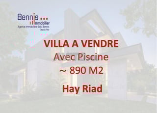 Maison à Vendre Hay Riad