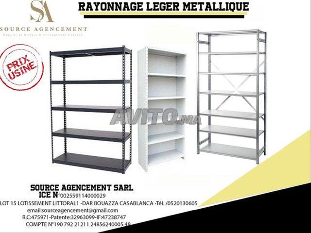 Étagère en Métal - Rangement Pratique à Vendre