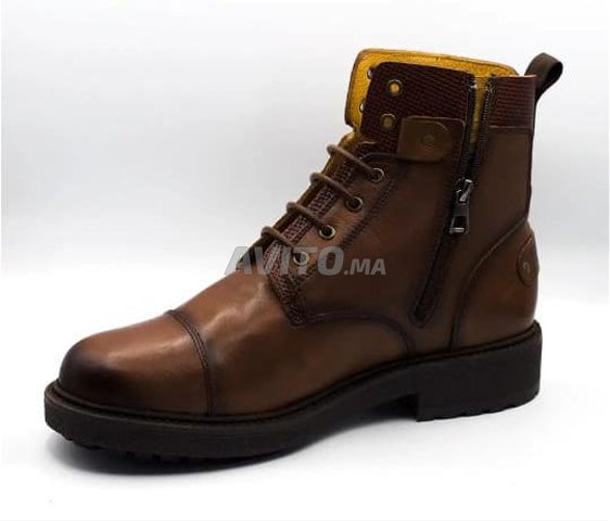 Bottines Pour Homme extra confortable en cuir 