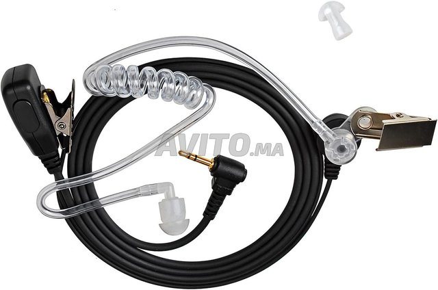 Intra-auriculaire Écouteur Gorge PTT Pour