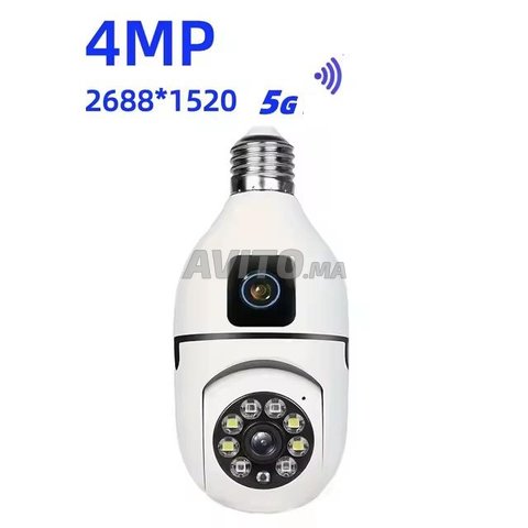 Caméra ampoule double Vision Wifi 5G Duel 4MP