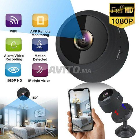 Camera Espion WiFi 1080P Mini Caméra de Surveillan