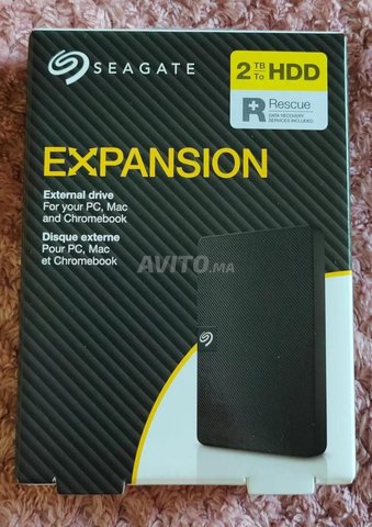 Disque Dur Externe - Seagate 2to HDD - Neuf