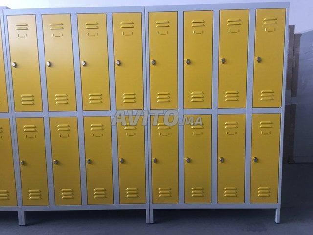 mobilier métallique rayonnage/vestiaire/armoire - 2