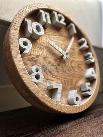 Horloge Mural Modern en Bois