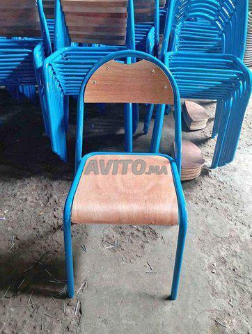 Mobilier scolaire/table/chaise/tableau/banc/ISO