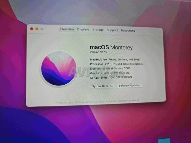 MacBook pro 2015