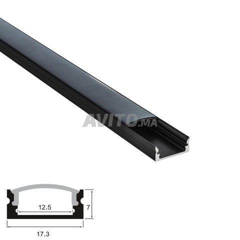 APPARENT PROFIL NOIR SLIM 17×7.2 mm