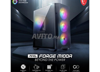 msi mag forge m100a  Pc Gamer avec RTX 3060