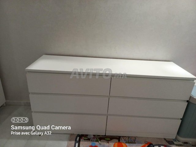 Commode Ikea Blanche avec 6 Tiroirs