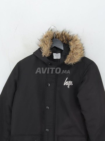 HYPE OLDER MENS BLACK HOODED