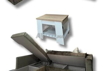 Salon moderne avec rangement 