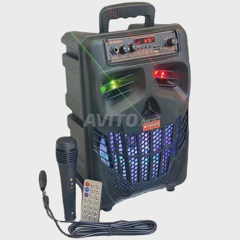  Système karaoké avec microphone aux de guitare 