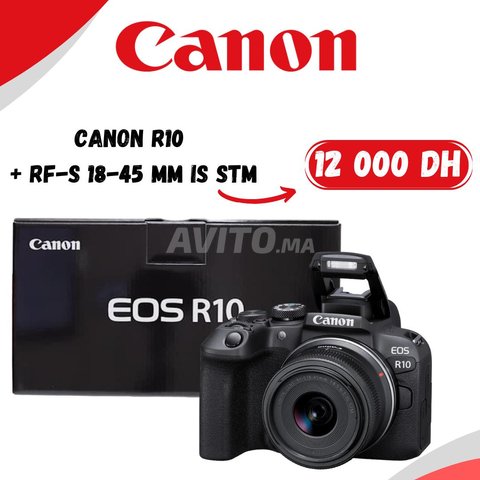  Canon R10 et objectif 18-45mm IS STM 