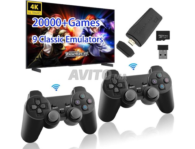 Console De Jeux Wireless Game Stick 4K 20000 jeux