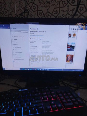 PC DE BUREAU HP 8300 CORE I5 o  écran HP W2072A
