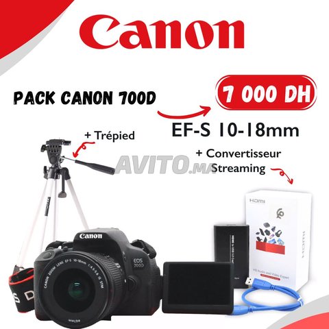 Pack Canon 700D 