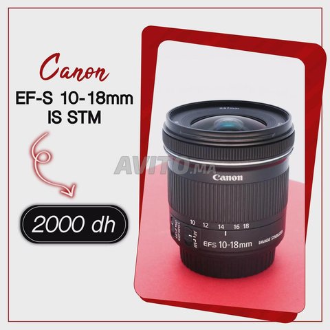 Objectif Canon EF-S 10-18mm f/4.5-5.6 IS STM