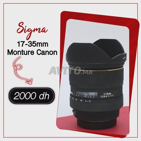 Objectif Sigma 17-35mm Monture Canon