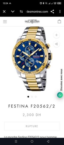 montre Festina chronograph 